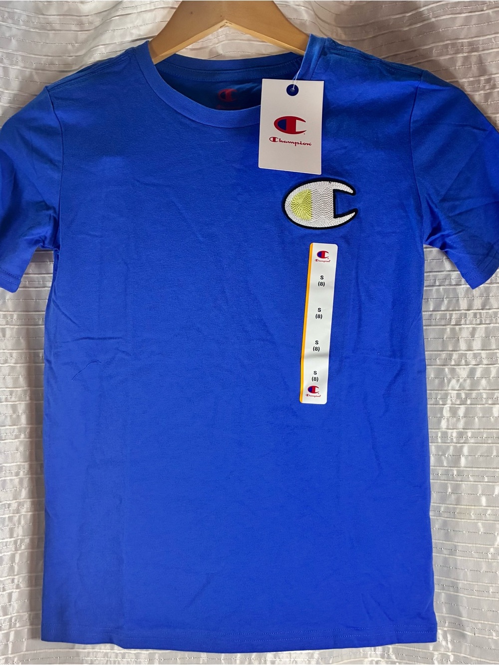 Champion Kids' Crewneck T-Shirt - Blue